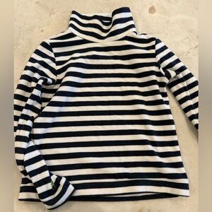 Size s navy and white striped Dudley Stephens fleece